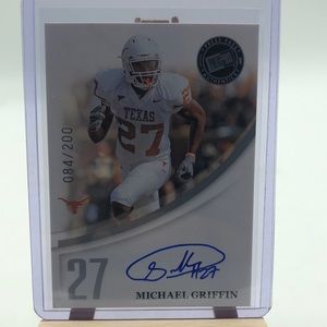 Michael Griffin On-Card Auto
